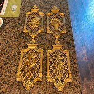 Vintage Syroco Wall Plaques